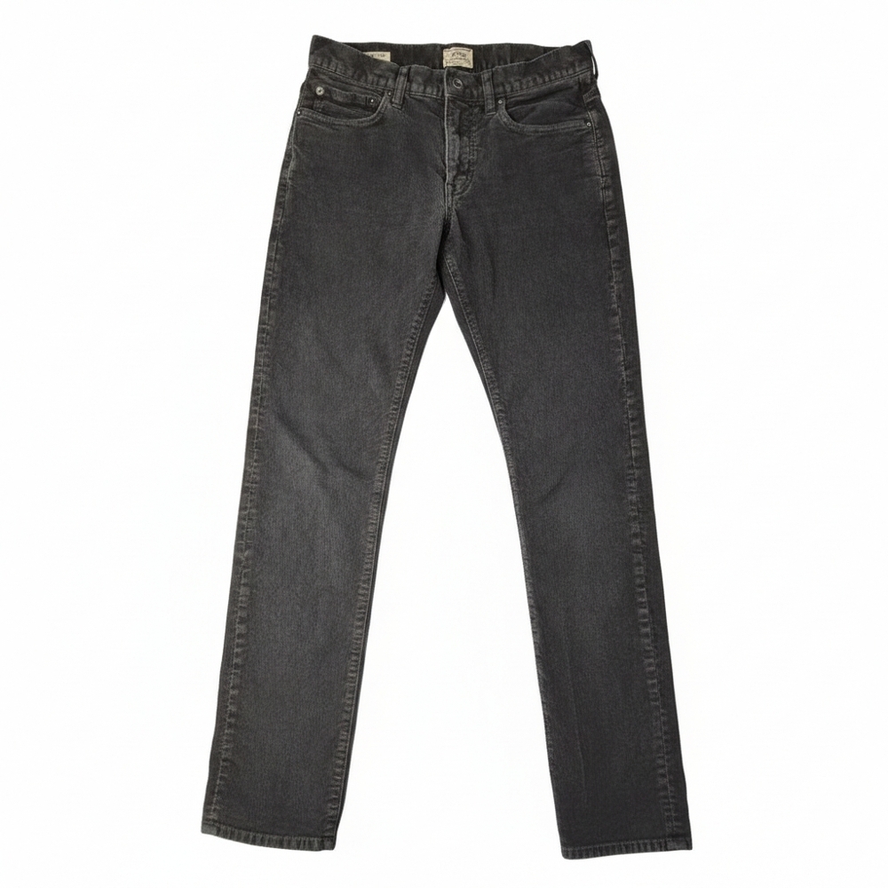 J. Crew Men's Charcoal Corduroy Pants